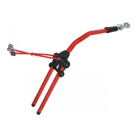 Peruzzo Trail Angel Trailgateur de vélo pour Enfant Rouge