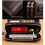 PPGE Hommes Portefeuille en Cuir Double Fermeture À Glissière Portefeuille Long Grande Capacité Embrayage Wallet Porte-Documents