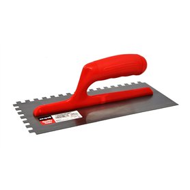 Nespoli Truelle utilise poignée Rouge 12 x 28 cm dent 10 mm