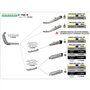 D'échappement Tube Connexion pour original et Arrow Collecteur d'échappement sans ABE