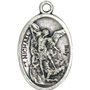 Ferrari & Arrighetti Médaille de l'Archange Michel et l'ange gardien en métal rouillé (lot de 10 pièces)