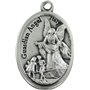 Ferrari & Arrighetti Médaille de l'Archange Michel et l'ange gardien en métal rouillé (lot de 10 pièces)