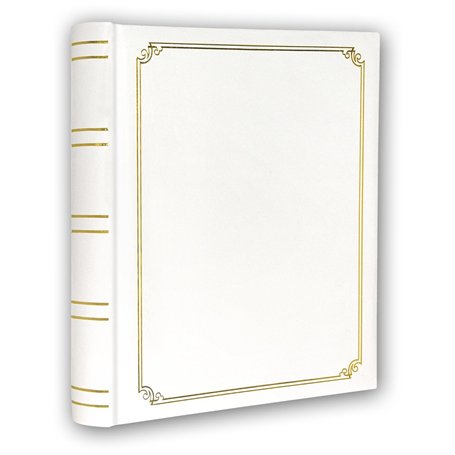 Zep ADT3535 Album Photo Adhésif à 100 Pages Papier Laminé Blanc 35 x 35 cm