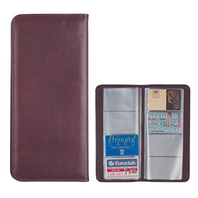 Alevar Porte-cartes de visite en simili cuir de 64 places