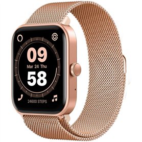 SMARTY2.0 - Smartwatch SW038E - Couleur Rose - Assistant Vocal Alexa Intégré
