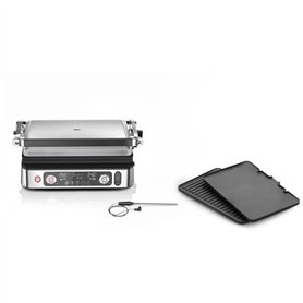 Grill multifonctions - BRAUN - Multi Grill 9 Pro - 2200 W - 3 positions de chauffe - Noir / Acier