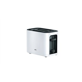 Braun HT3000WH Grille-Pain 2 Fentes avec 7 Niveaux de brunissage Blanc
