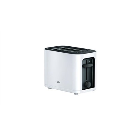 Braun HT3000WH Grille-Pain 2 Fentes avec 7 Niveaux de brunissage Blanc