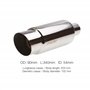 Simoni Racing Spa ESR086 Silencieux d'Échappement Arrondi, Inox