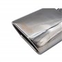 Simoni Racing Embout d'Échappement Rectangle/Oblique Inox - 140x80xL240mm - Montage ->57mm
