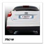 Simoni Racing Embout d'Échappement Rectangle/Oblique Inox - 140x80xL240mm - Montage ->57mm