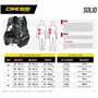 Cressi Solid BCD Dive Center Edition Gilets de flottaison Unisex-Adult, Noir, XXL