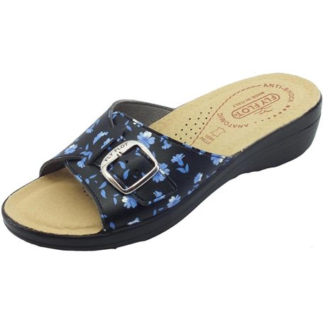 Flotteur Fleuri avec Boucle Bleu