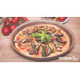 Ecopack Lot de 8 moules ronds en papier jetables pour tartes, gâteaux et quiches en papier antiadhésif, adaptés au four max à 22