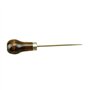 1pc Professionnelle Poignée En Bois En Cuir Poinçon Outils Pour Accessoires Brochage