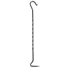 Rampe forgé pour cheminée 60 cm en fer forgé
