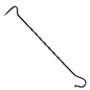 Rampe forgé pour cheminée 60 cm en fer forgé