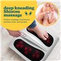 HoMedics Massage des Pieds Électrique chauffant - Appareil massant electrique Shiatsu pour pied - Option chaleur pour relaxation