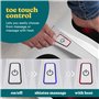 HoMedics Massage des Pieds Électrique chauffant - Appareil massant electrique Shiatsu pour pied - Option chaleur pour relaxation