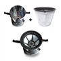 EOLO Nettoyeur Générateur de Vapeur Professionnel Puissant Aspire Nettoie Désinfectant Economie d’Energie Filtre Lavable Usage D