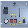 EOLO Nettoyeur Générateur Vapeur Professionnel Puissant Haute Pression Anti-calcaire Kit nettoyage Vitres Sols Roulettes GVK5P T