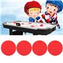 Denkerm Poussoirs de Hockey à air, rondelles de Hockey à Air durables S/ML légères, pour Salle de Jeux pour Tables de Jeux Jeux 