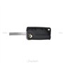 1neiSmartech Coque Coque de clé télécommande 4 Touches de Rechange Compatible pour Voiture Peugeot 807 1007 et Autres modèles cl