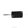 1neiSmartech Coque Coque de clé télécommande 4 Touches de Rechange Compatible pour Voiture Peugeot 807 1007 et Autres modèles cl