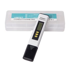 AQPET Compteur numérique TDS Conductivimètre pour Aquarium Piscines