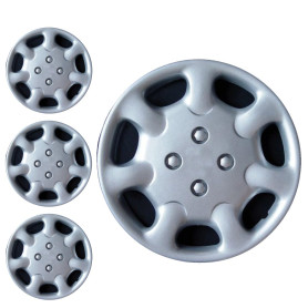 Lot de 4 enjoliveurs de roue 15 pour Peugeot Partner
