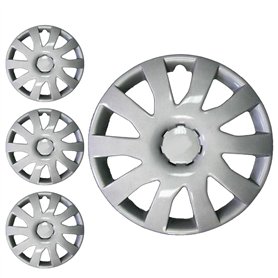 Série 4 goujons - 4 enjoliveurs de roue 16 pour Opel Vivaro 16->