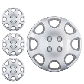 Lot de 4 enjoliveurs de roue 15 pour Peugeot Partner Type B