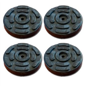 A2ZWORLD Lot de 4 tampons à casque en caoutchouc rond