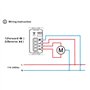 Bouton Module volets roulants connectés Smart WiFi, compatible avec Bticino Living, couleur blanche, application Tuya, pour ride