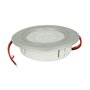 Mini projecteur à LED encastré 12V 24V 3W, tactile marche/arrêt et gradateur directement à partir du projecteur lui-même (Argent