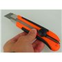 Lot de 2 cutters de 25 mm, lame professionnelle de 25 mm, avec roulette de blocage et aimant magnétique (Lama 25 mm Professional