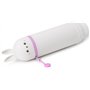 LEGAMI - Lot de 7 stylos gel effaçables + trousse lapin 2 en 1 – avec encre effaçable thermosensible, gamme de couleurs d'encre 