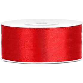 Lage Ruban Rouge en Satin épaisseur 2