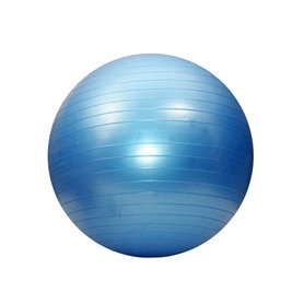 Ballon de fitness 52 cm (éclats) – Bleu