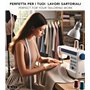 IPEA Fermeture Beige Chaîne Continue de 5 Mètres + 15 Curseurs en Métal – Chaîne Mesure #5 – Made in Italy – Charnières en Nylon