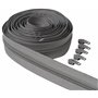 IPEA Fermeture éclair de la marque continue de 5 mètres + 15 curseurs en métal – Chaîne mesure #5 – Made in Italy – Charnières e