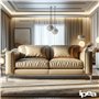 IPEA 4 Pieds de Meuble et Canapé modèle Meta - Lot de 4 Pieds en Métal - Pieds au Élégante Design pour Fauteuils et Armoires - C