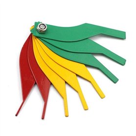 1pc Jauge d'épaisseur Calibres d'épaisseur Jauge Instrument de mesure de l'outil de voiture plaquettes de frein Détecteurs de mé