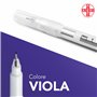 AIESI® Marqueur chirurgical de la peau stylo à pointe fine avec règle HOSPIMARK (Paquet de 10 pièces)