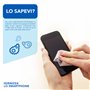 AIESI® Tampons de lingettes désinfectantes à base d'alcool isopropylique 70% dimensions 65x30 mm emballés individuellement (Paqu