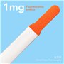 AIESI® Fluorescéine Sodique Bandelettes ophtalmiques stériles pour test de tonus œil HOSPIFLUO STRIPS (Paquet de 300 pièces)