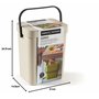 Perfetto PATTUMIDE/DÉCHETS ORGANIQUES À suspendre - Col. GINO - 5 l - Glace