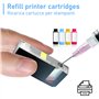 Seringue en plastique embout Luer Lock 10 ml, paquet 3 seringues, aiguille de 7 cm,pour laboratoires scientifiques, recharge de 