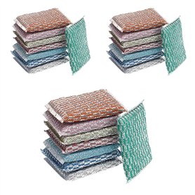 Lot de 24 éponges abrasives de cuisine