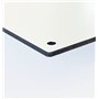 Panneau Signalisation Visité L'accessoire aux personnes non autorisées - Épaisseur en Aluminium Dibond 3 mm pour Utilisation Ext